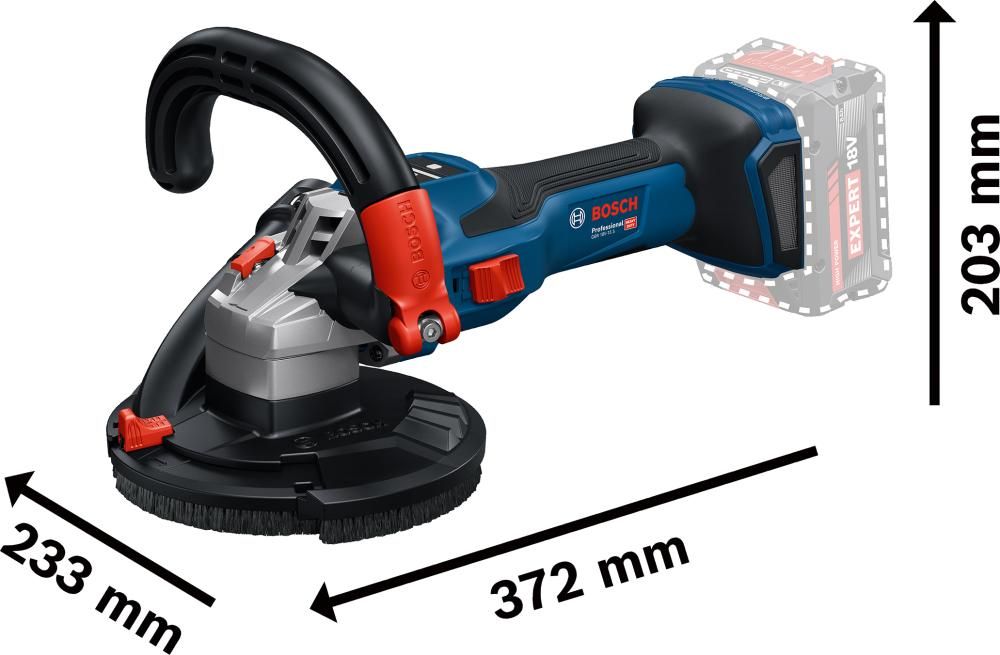 Akku Betonschleifer solo GBR 18V-15 S ohne Akku ohne Ladegerät L-Boxx