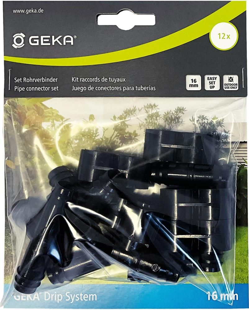 Set Rohrverbinder 16 mm, 12x GEKA Drip