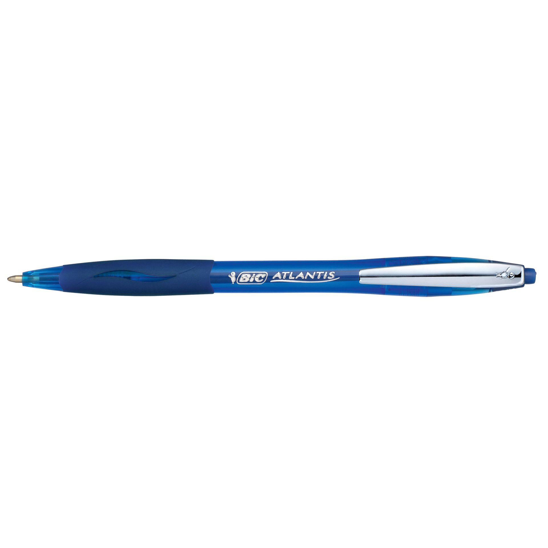 Kugelschreiber ATLANTIS Soft 0,4mm Druckmechanik blau