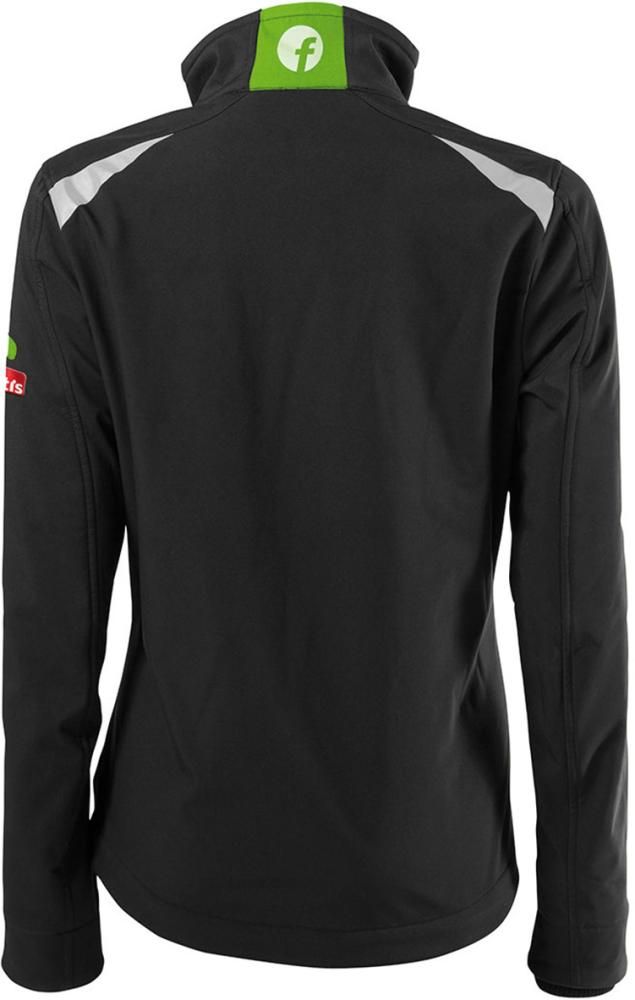 FORTIS Damen Jacke 24, schw./limegreen, Gr. L