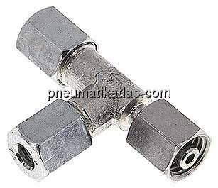 Einstellb. L-Schneidringverschraubung 6 L (M12x1,5), Stahl verzinkt