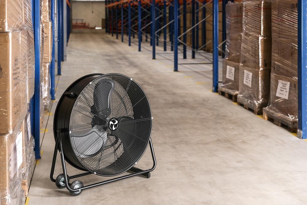 Trommelventilator Gr.L IP54 H770xD680 mm Luftmenge 13000 m³/h