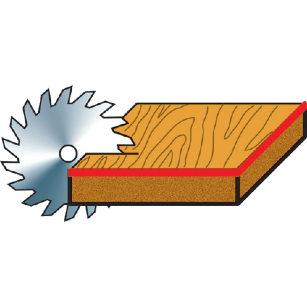 Spezial-Format- und Besäum-Kreissägeblatt Holzkraft KSB-SFB 250/80
