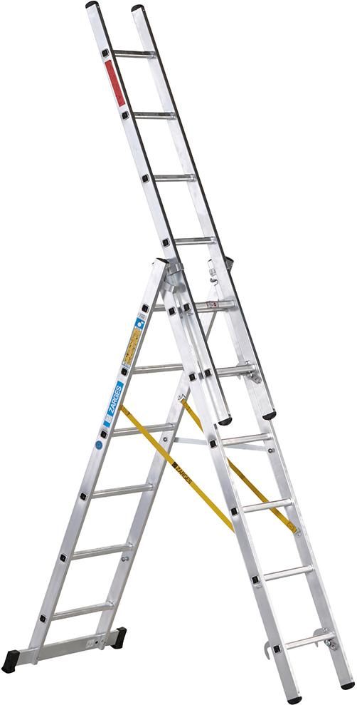 Mehrzweckleiter Skymaster X 3x6 Sprossen Leiterlänge max 4,10 m Arbeitshöhe 5,00 m