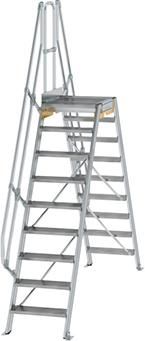 Überstieg 60 Grad 9 Stufen B 600 mm lichte Höhe 2120 mm Ausladung 3440 mm