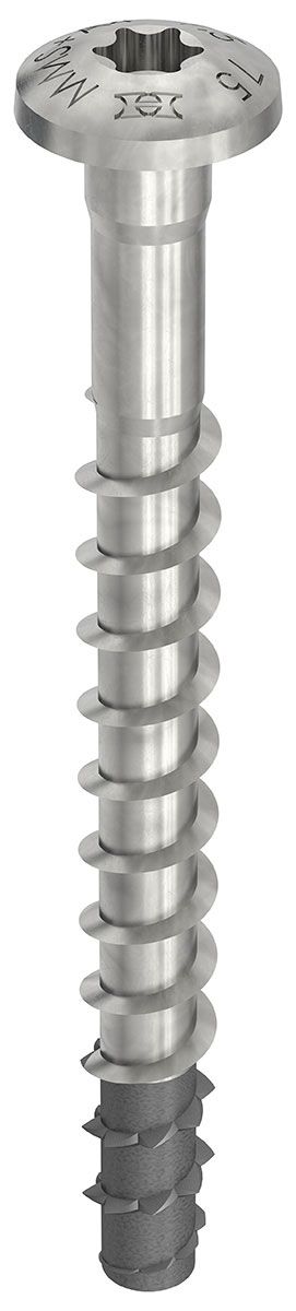 MULTI-MONTI-plus P A4 7,5 x 75, Panhead, Rundkopf, T-Drive, blank, Spitze phosphatiert, 50 Stück, VARIANTA-Handwerkerverpackung