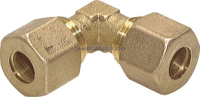 Winkel-Klemmringverschraubung 4 (M8x1)mm, Messing