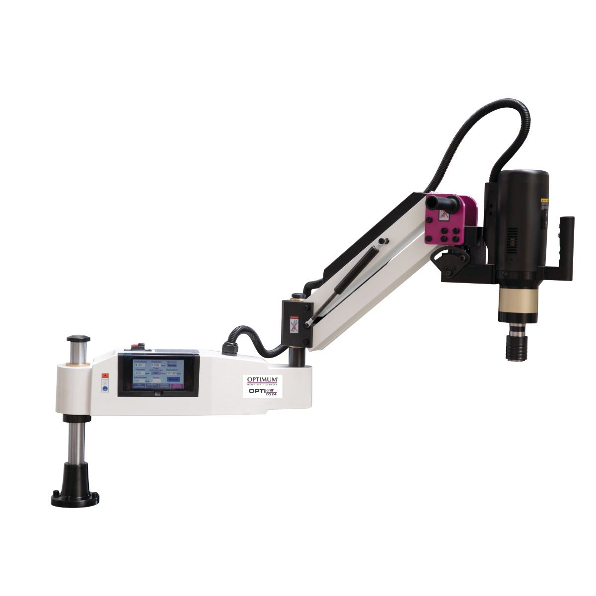 Servoelektrische Gewindeschneidmaschine Optimum OPTIdrill DG 24