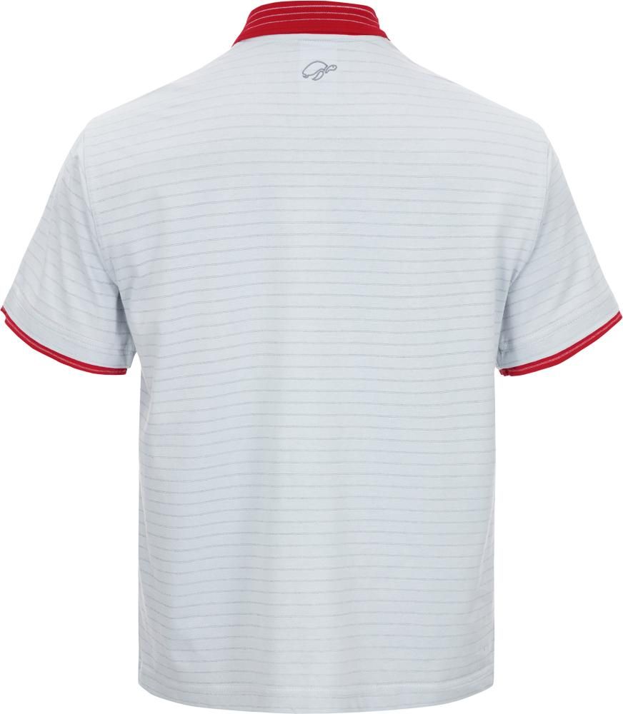 Poloshirt KA Conductex Cot.ESD,L,silbergr./rot