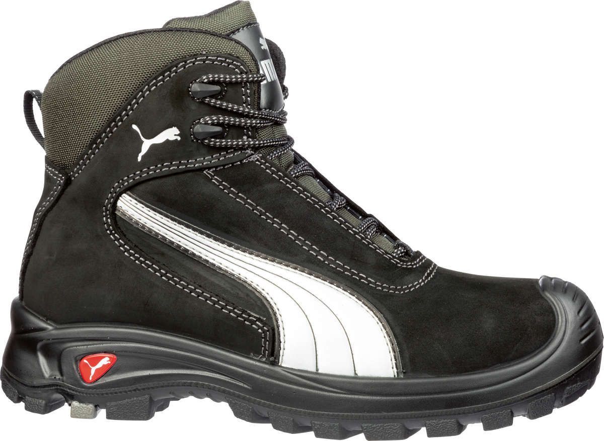 Stiefel 630210, S3,Gr.39,schwarz/silber Puma