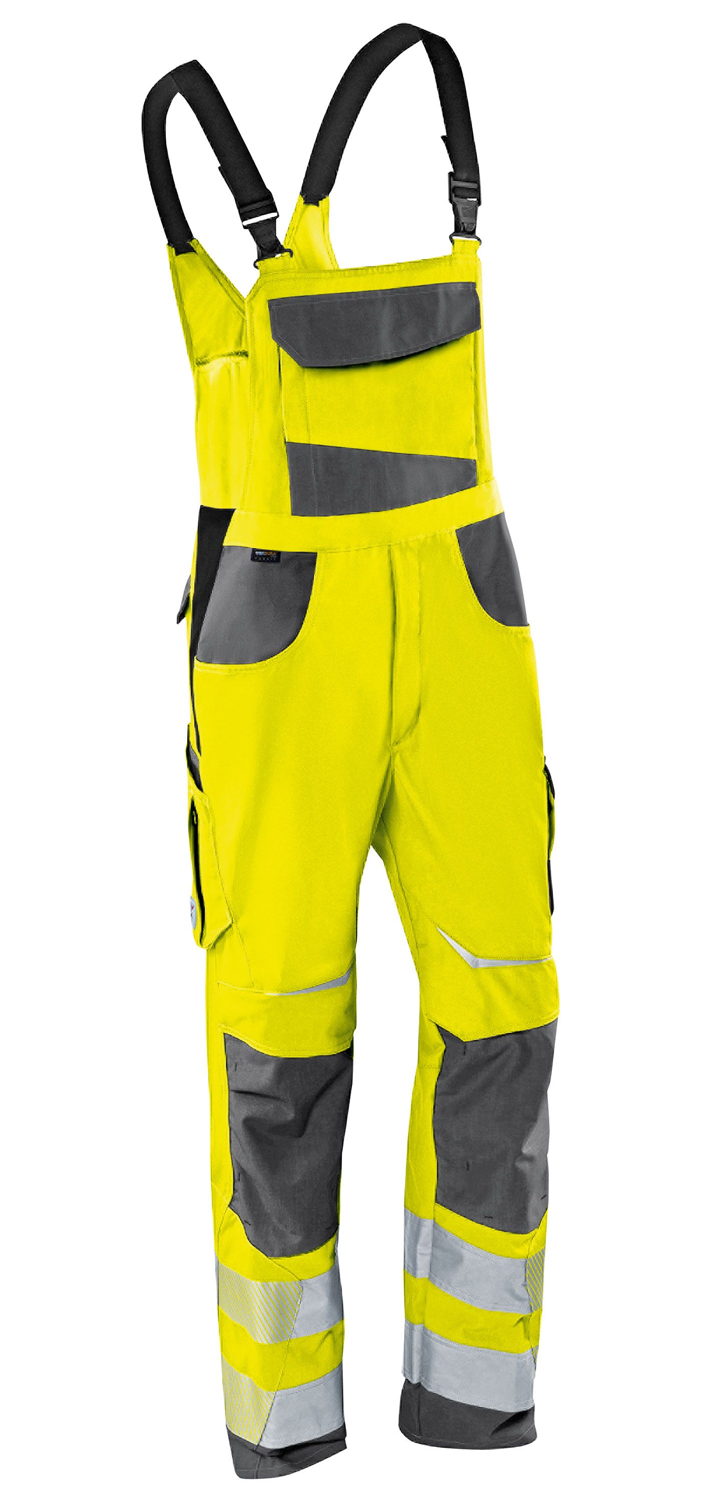 KÜBLER REFLECTIQ Latzhose PSA 2 warngelb/anthrazit Gr. 44
