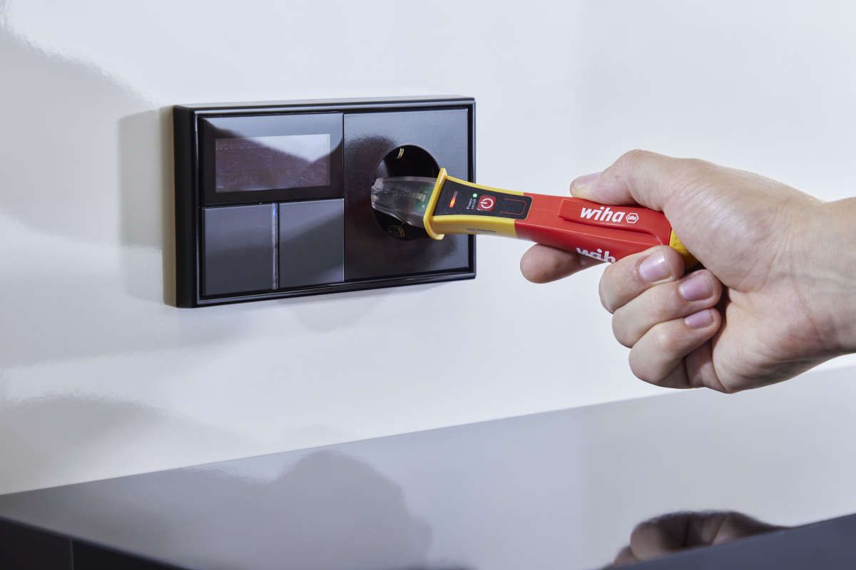 Wiha Spannungsprüfer Volt Detector berührungslos, einpolig, 90 - 1.000 V AC inkl. 2x AAA-Batterien (43798)