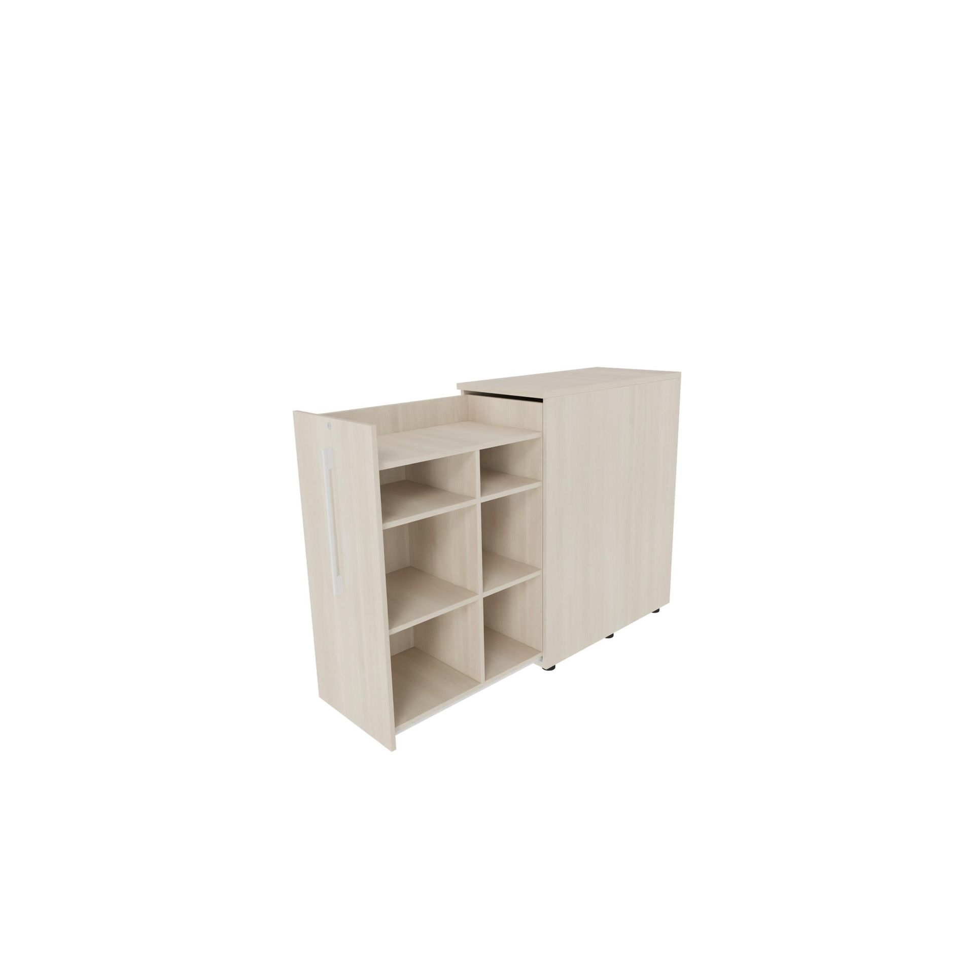 Beistellcontainer 3OH li oA B463xT900x1115mm Akazie
