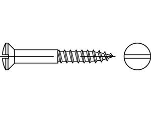 DIN 95 Messing 3,5 x 16 Ms S