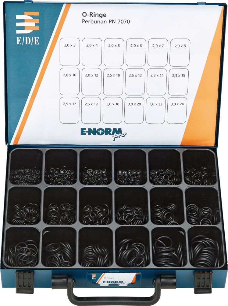 E-NORM Montagekoffer 40 O-Ringe E-NORMpro