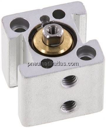 Kurzhubzylinder, einfachwirkend, Kolben 12mm, Hub 5mm
