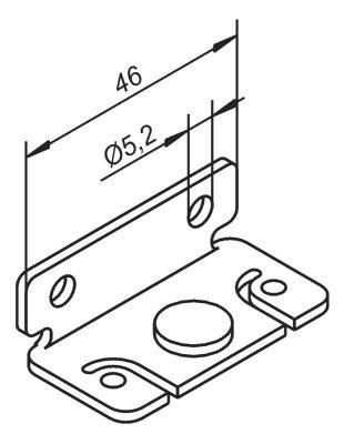 Wandwinkel 61/01 für 17006 Stück, verzinkt