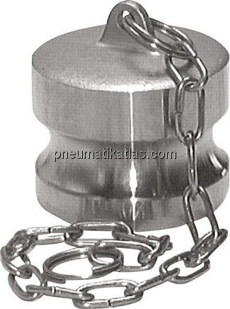 Kamlock-Verschlussstecker (DP) 1/2", Edelstahl (1.4408)