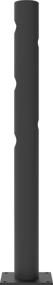 Mittelpfosten Delta für Schwingtür JULIET H1200xD110 mm schwarz