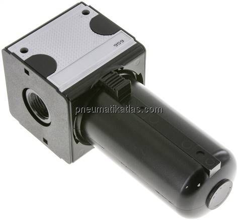 MULTIFIX Vakuumfilter, G 1/2", Baur. 2, Metallbehälter mit Sichtrohr