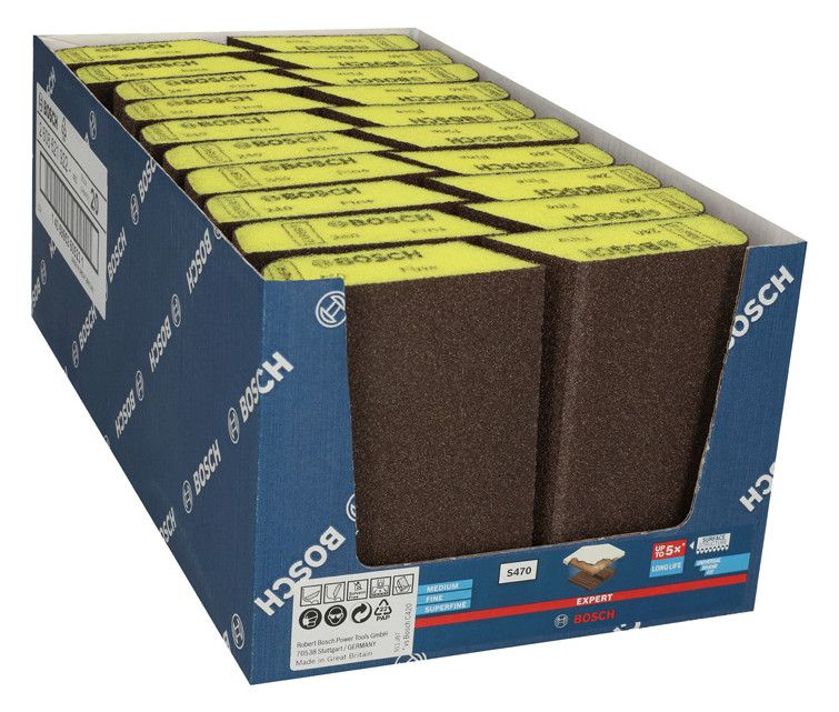 BOSCH Schaumstoff-Schleifblock S470