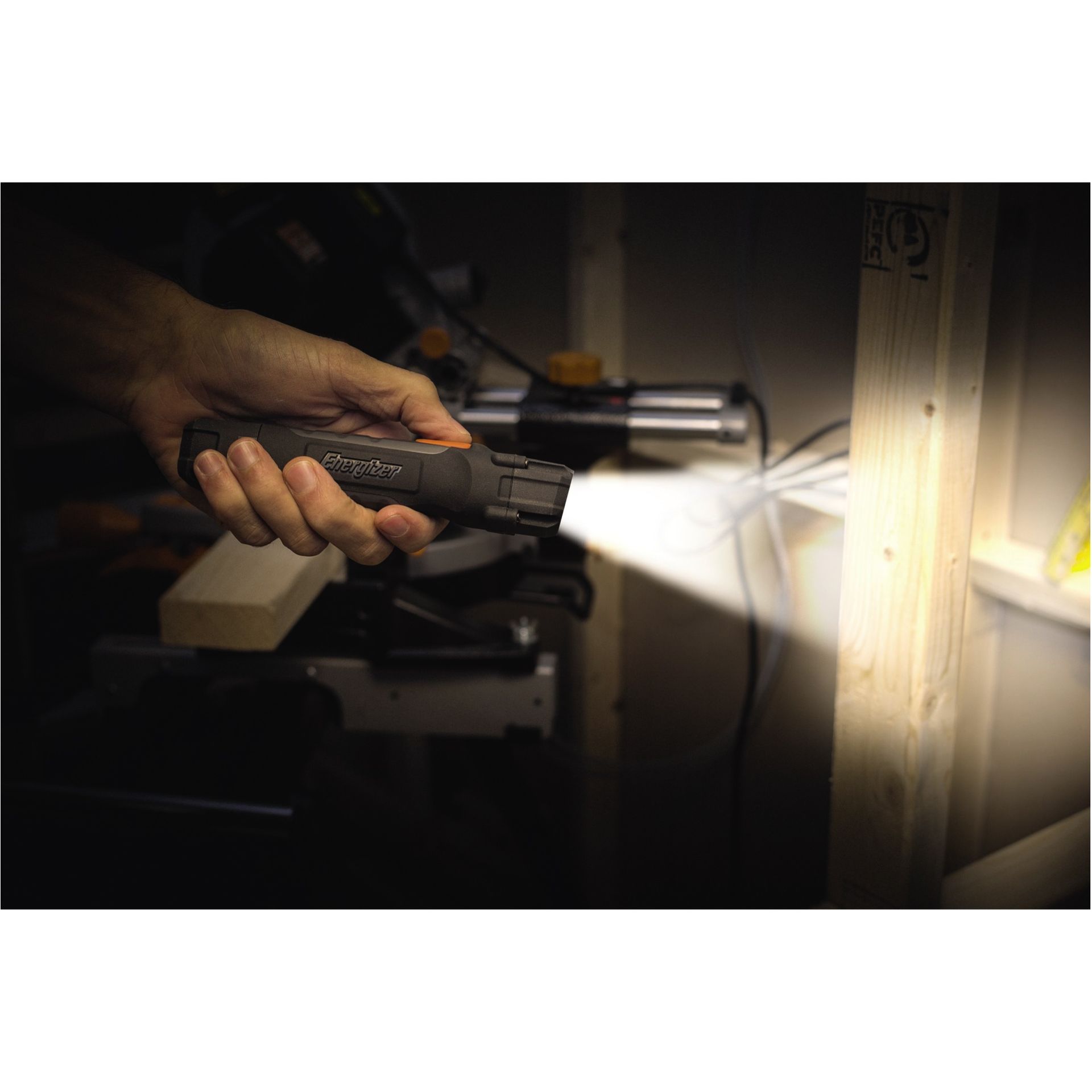 Taschenlampe Hardcase 2AA LED Kunststoff