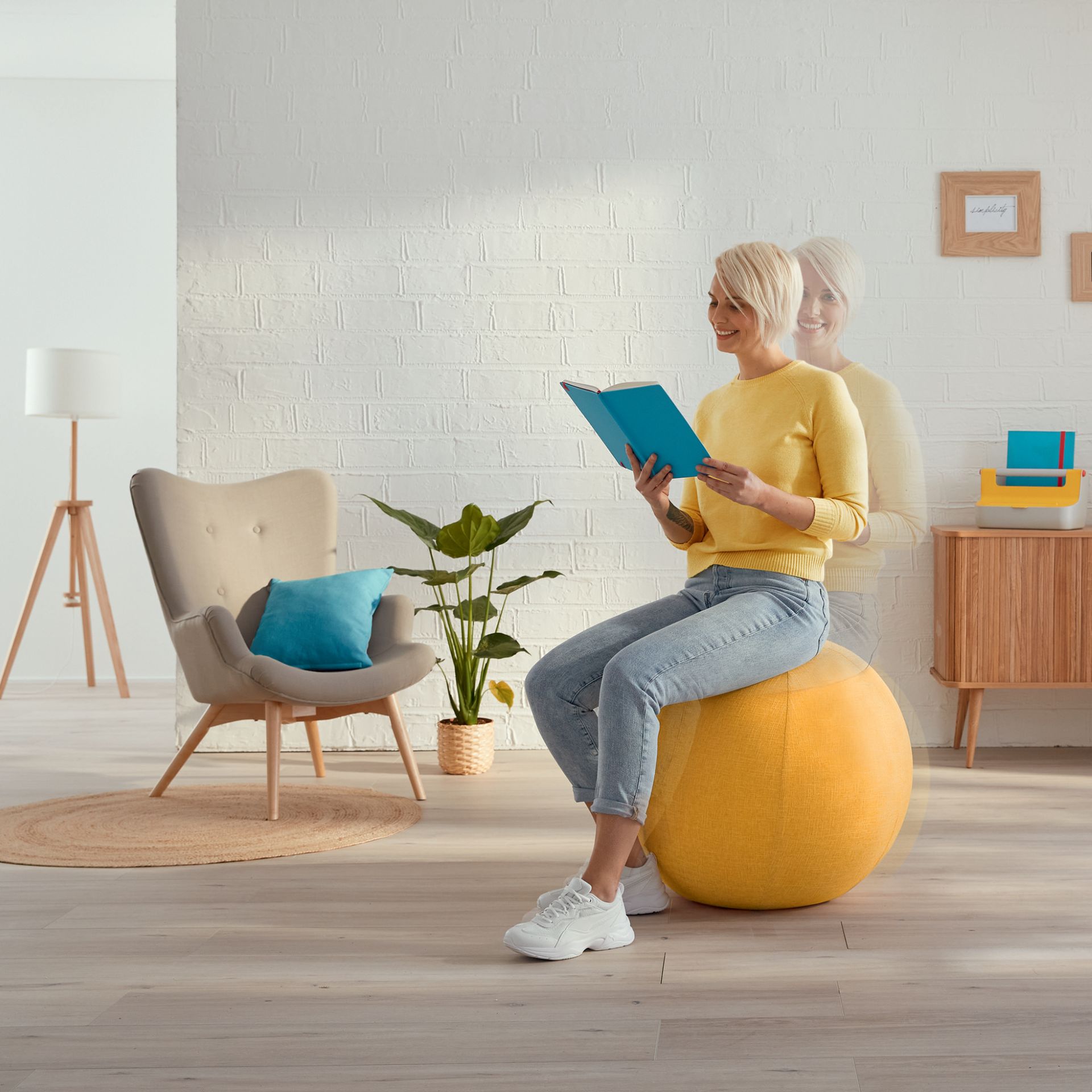 Sitzball Ergo Cosy gelb