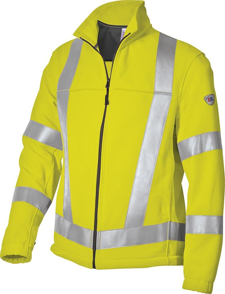 Jacke 2025 628, Fleece, Gr.XS, warngelb