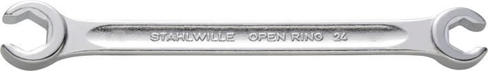 Doppelringschlüssel offenDIN3118 8x10mm Stahlwille