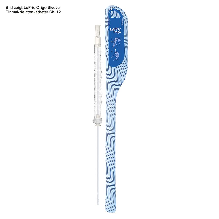 LoFric Origo Sleeve E.-NelatonkatheterCh. 16, 40 cm, steril  (30 Stck.)(männlich)