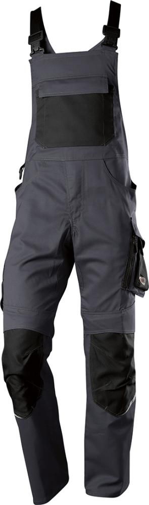 Latzhose 1979-570, anthrazit/schwarz, Gr.48s BPlus