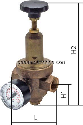 Standard-Druckminder G 1/4" 1,5 - 8 bar