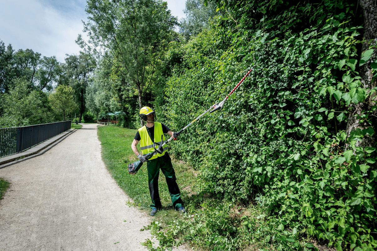 Heckenscheren-Aufsatz MA-HS 50 Metabo ohne Akku ohne Ladegerät Karton