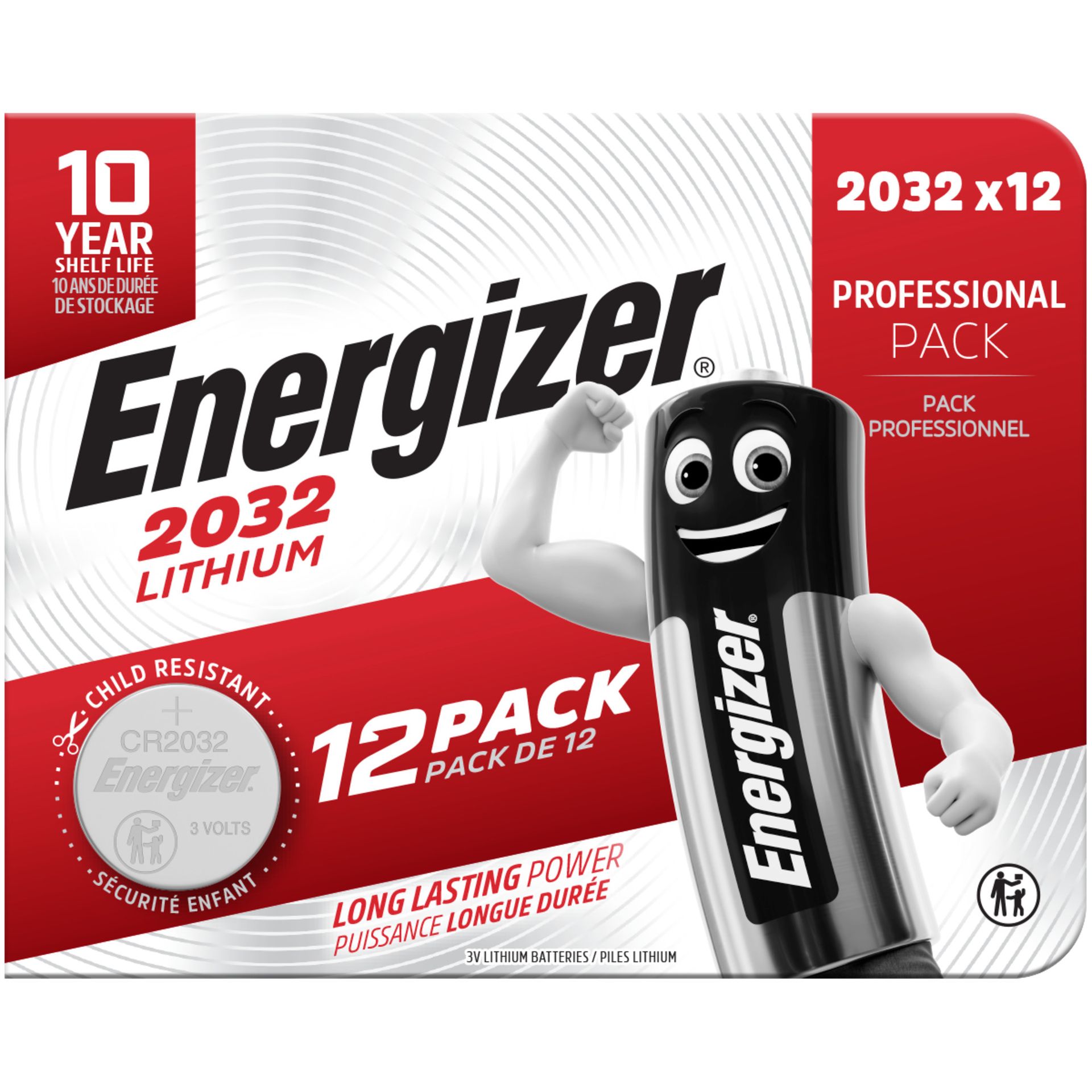 Batterie CR2032 12St