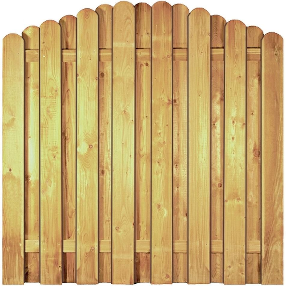 DAAN-Serie Bogen 180 x 180/160 cm, Lamellen 20 x 145 mm, geschraubt kdi-grün
