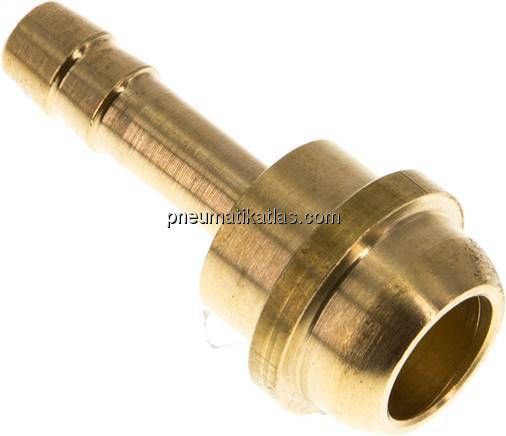 Tülle Messing, G 1/2"-6 (1/4")mm, ohne Mutter