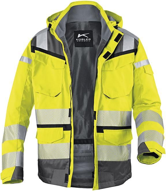 Wetterjacke, warngelb/anthrazit, Gr.XS REFLECTIQ