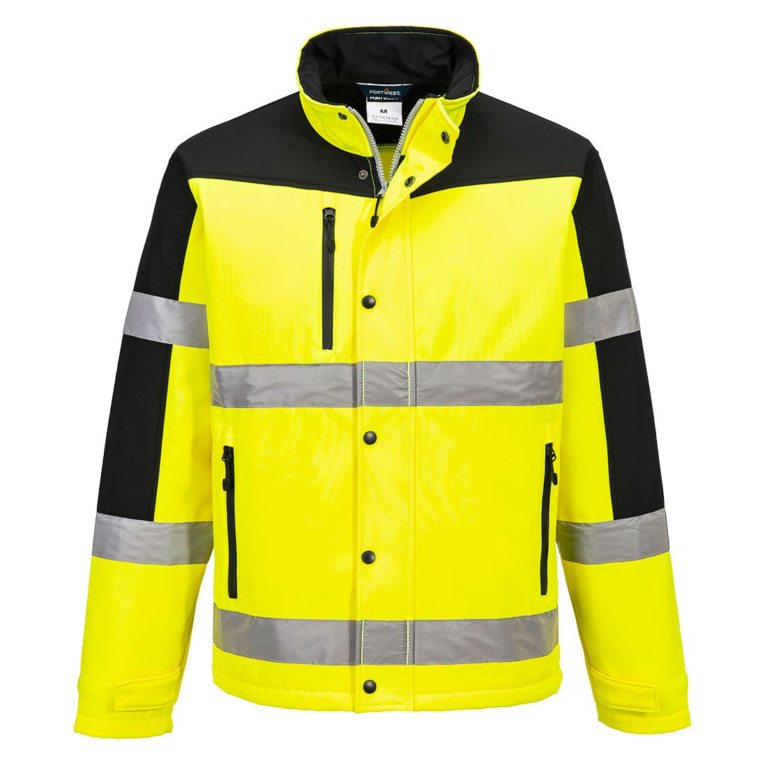 Portwest S429 Warnschutz-Softshelljacke, Gelb, Gr. XL