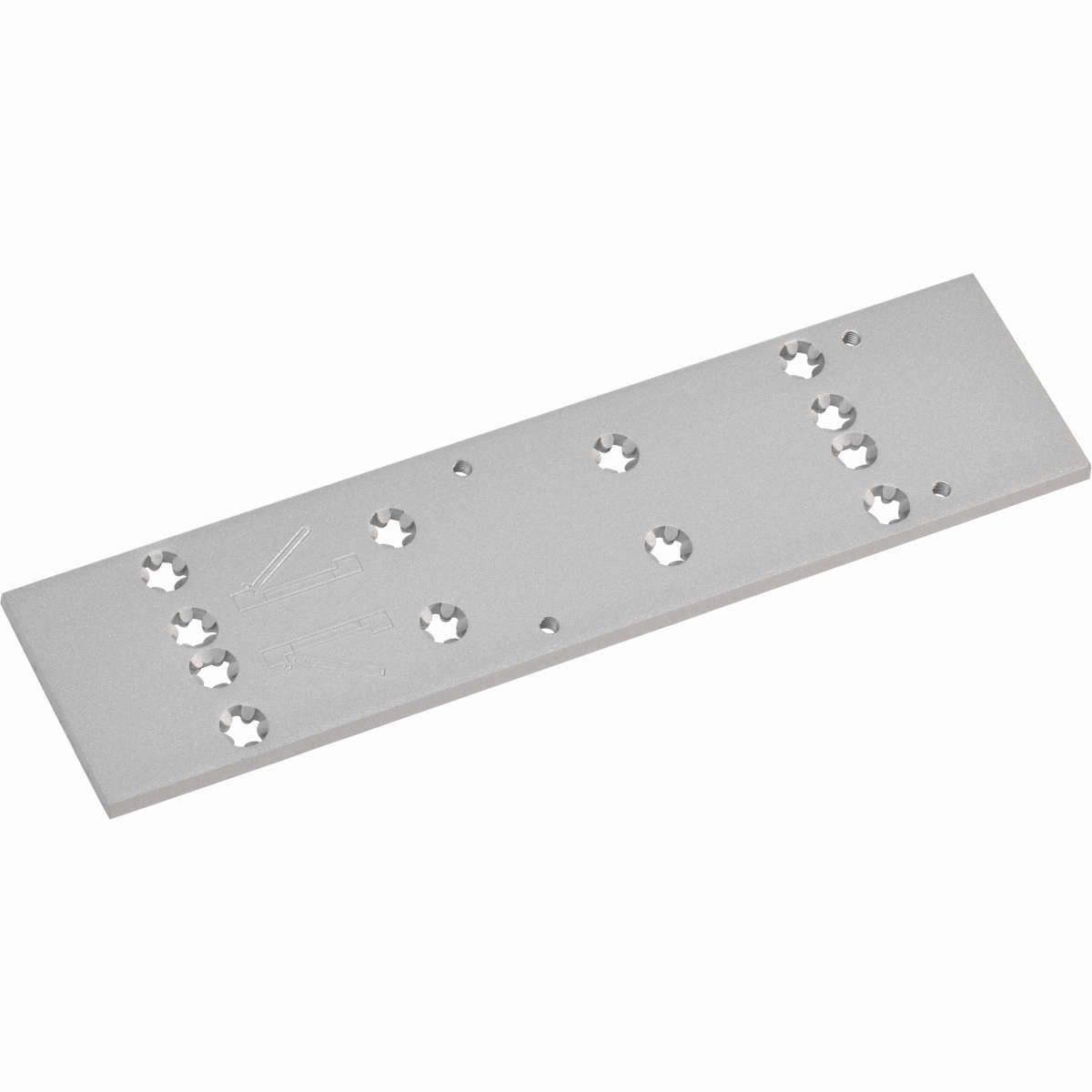 Montageplatte 8380 Ts83 Silber