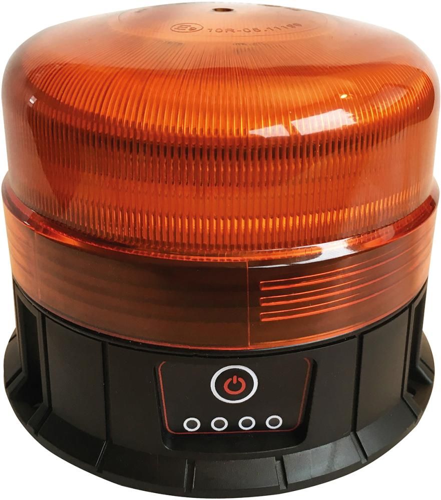 Rundumkennleuchte LED Akku, Magnetisch, Saugfuß