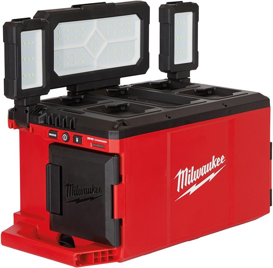 Akku-Lampe mit Ladefunkt M18 POALC-0 Milwaukee ohne Akku ohne Ladegerät PACKOUTBox