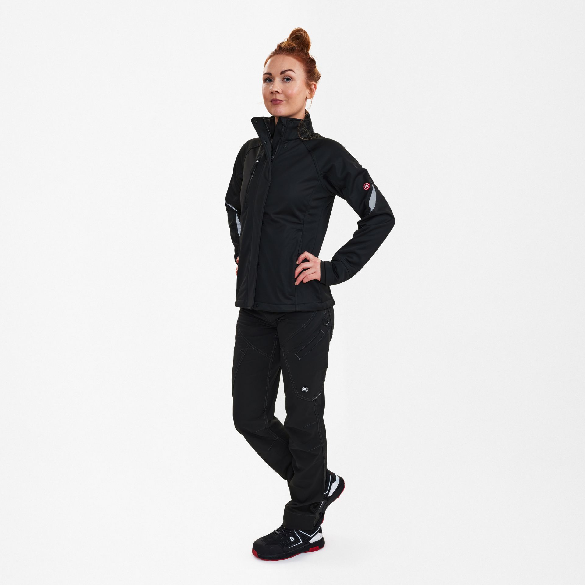 Extend Damen Softshelljacke Schwarz, Gr. L