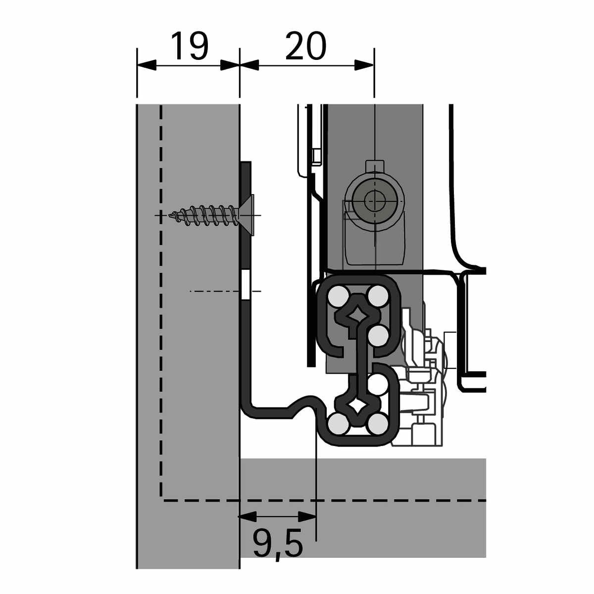 QV6+ 40 SFD FL/350 EB 9,5     LI QL34346