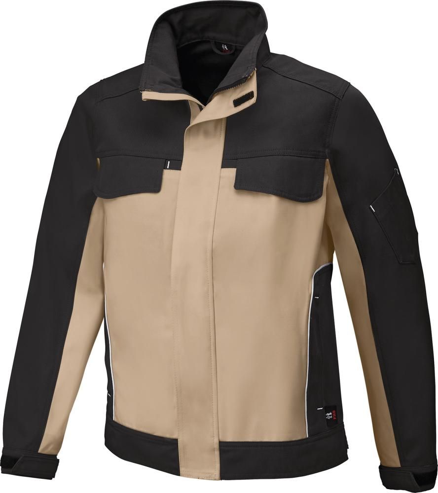 Arbeitsjacke ERNST beige-schwarz 5XL FHB
