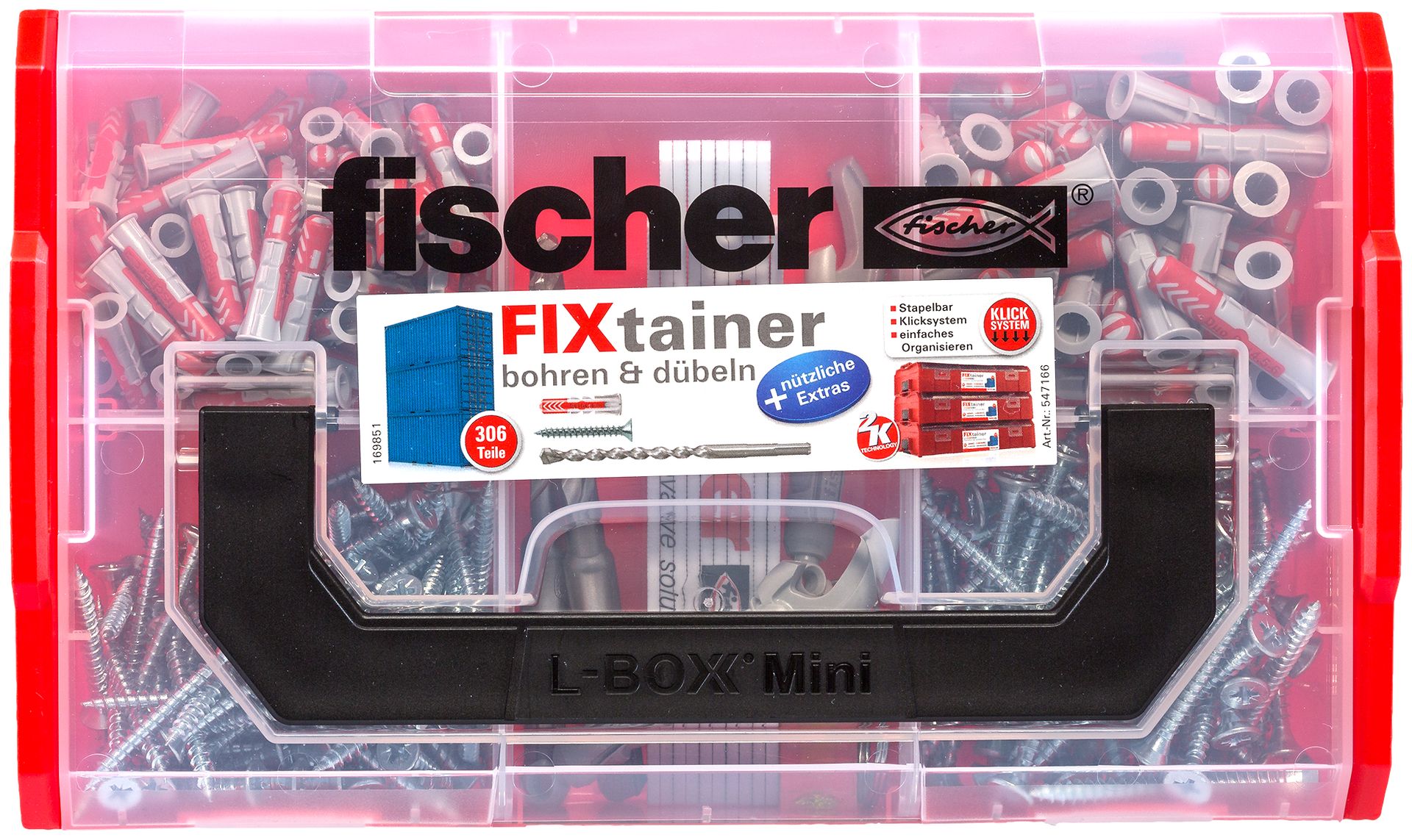Fischer FIXtainer bohren und dübeln (306)