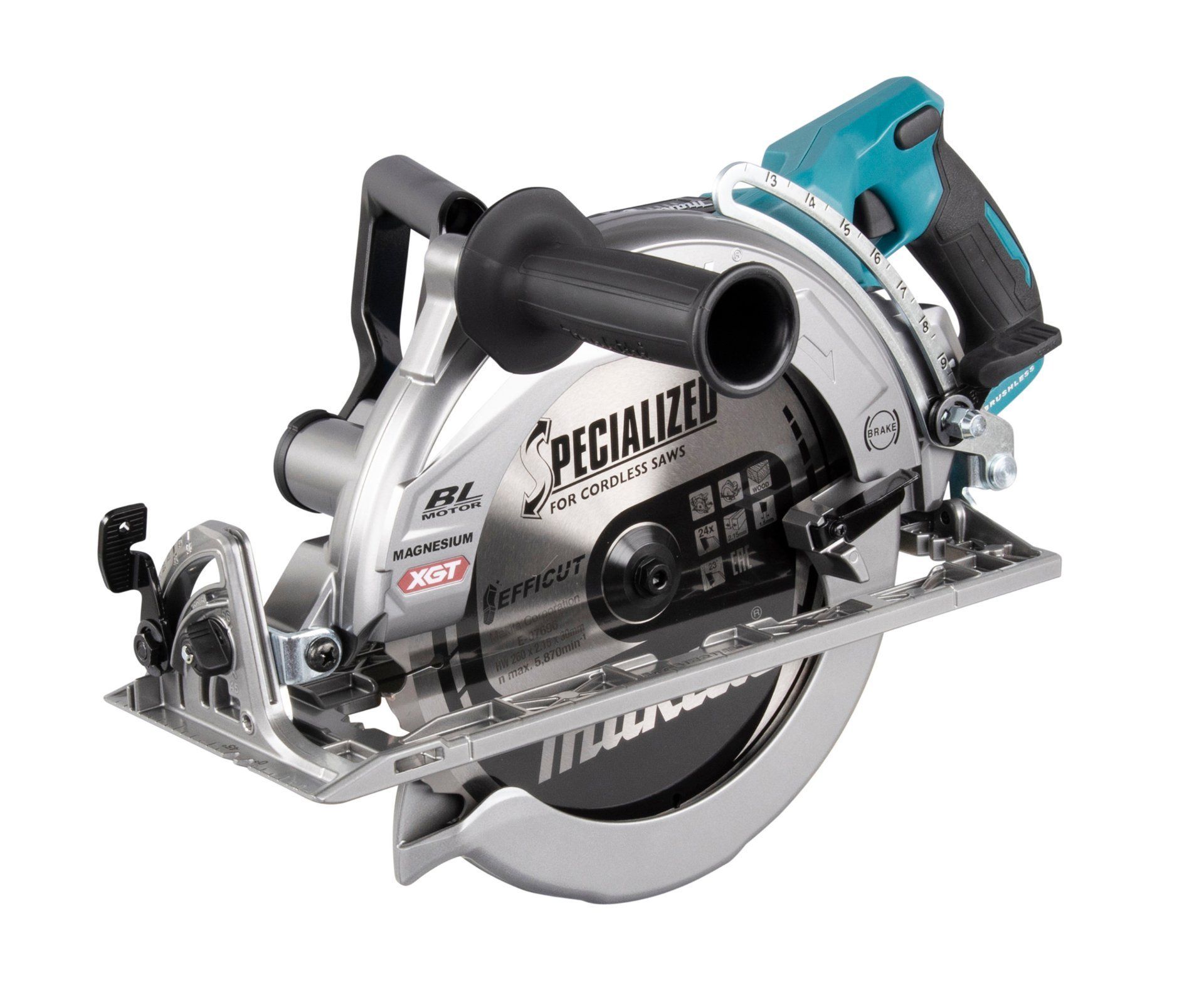 Makita Akku-Handkreissäge RS002GZ 95mm 40V max.