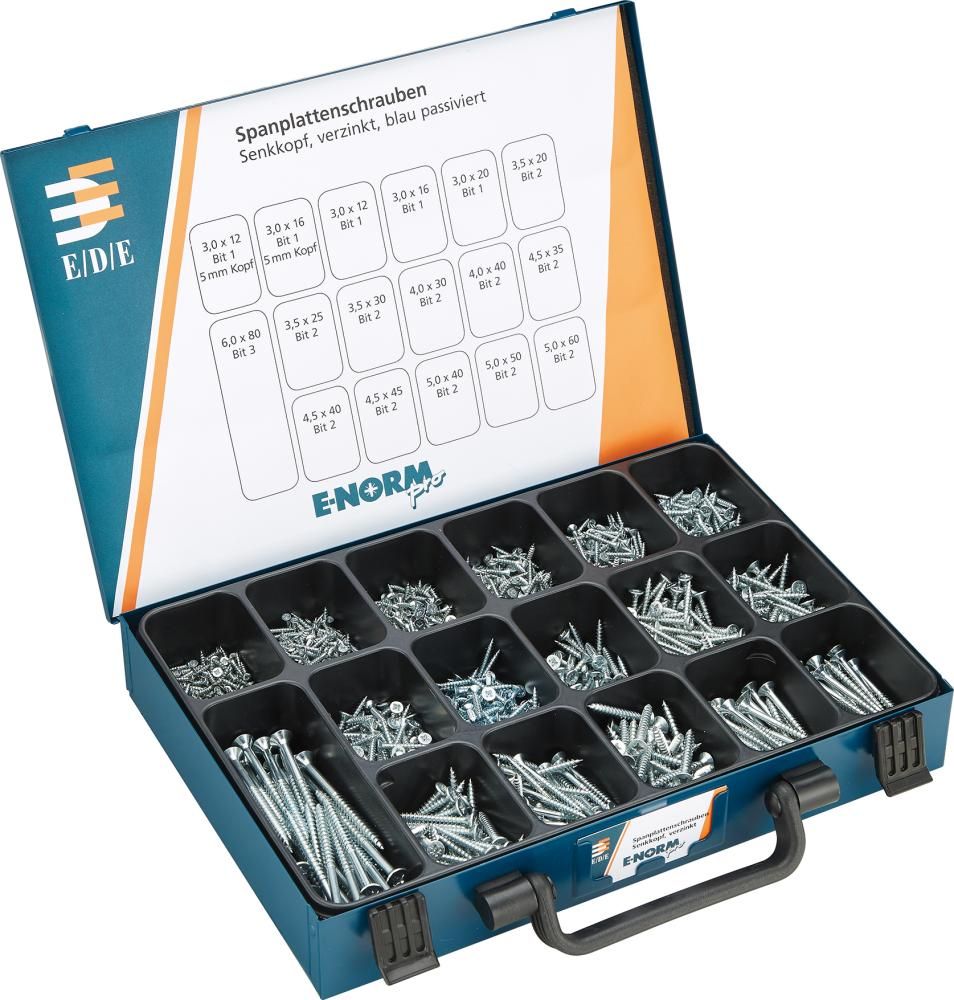 E-NORM Montagekoffer 1 SPS Senkk. zn blau PZD E-NORMpro