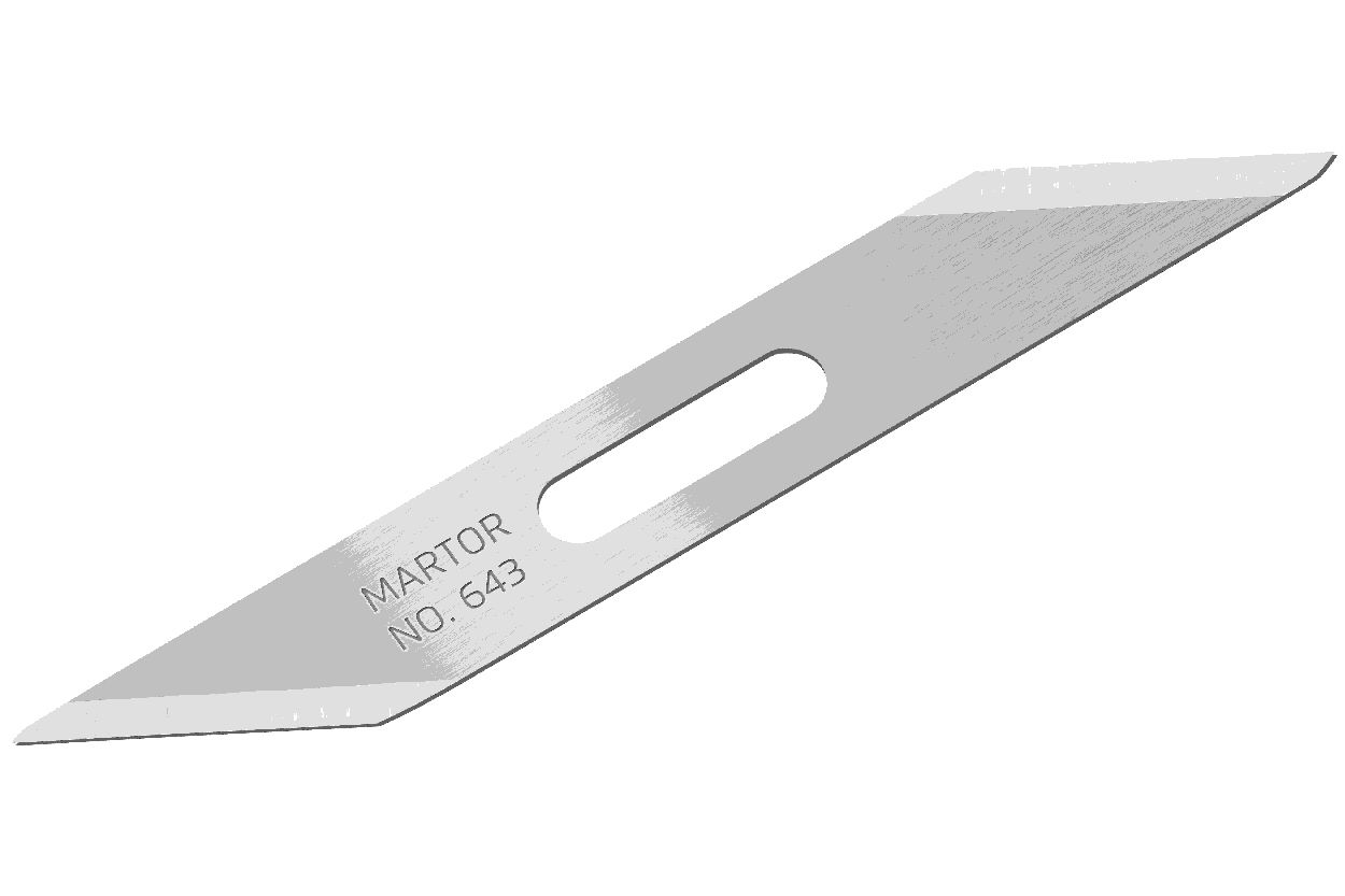 MARTOR Ersatzklinge KLEINE SPEZIALKLINGE 643 Standardschliff | 10 Stück