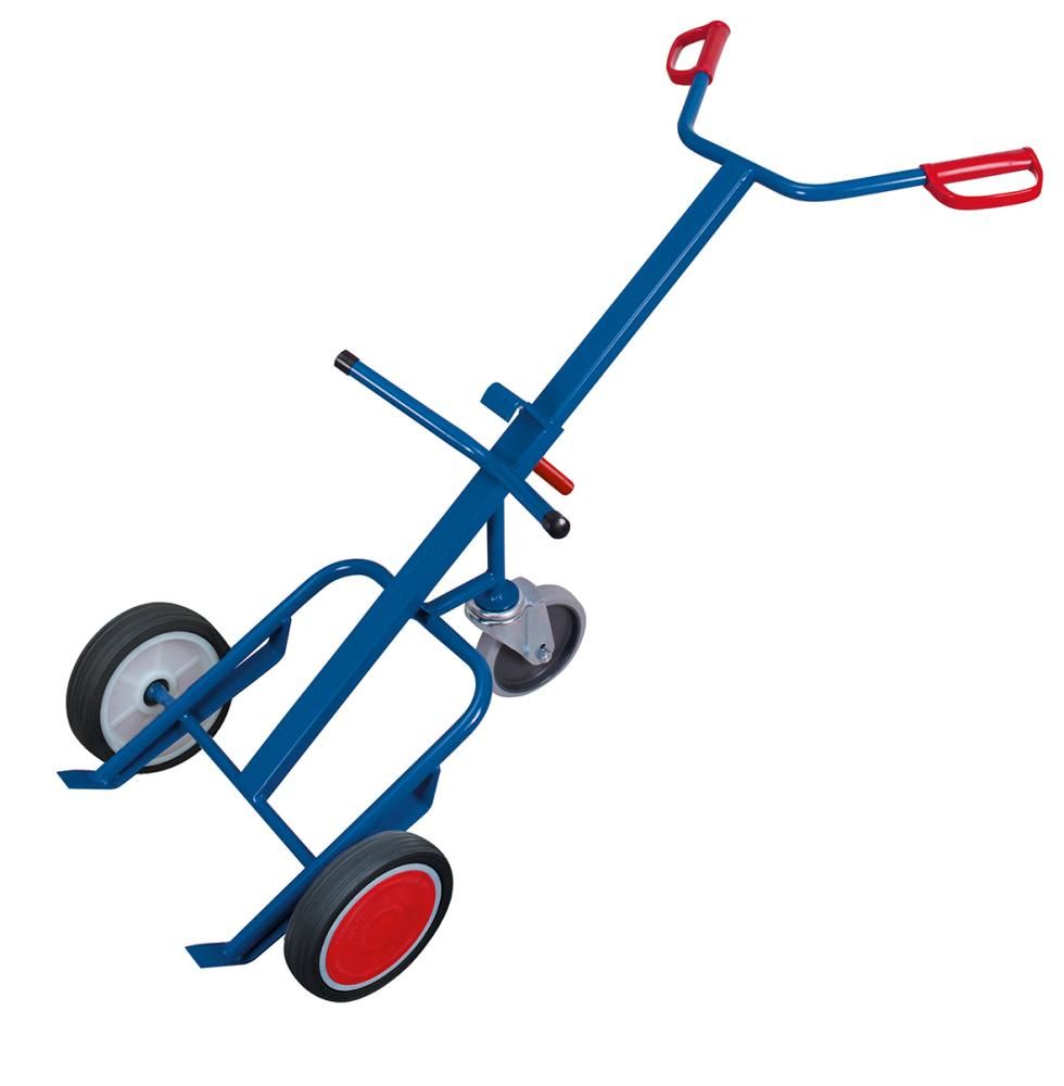 Fasskarre 250 kg 1 StützrVollgummiräder 250x60 mm VarioFit