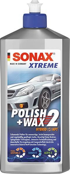 SONAX XTREME Polish+ Wax 2 Hybrid NPT 500 ml